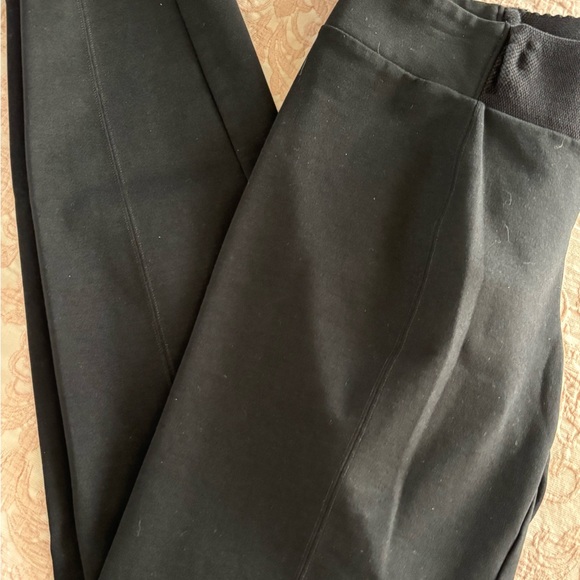 Eileen Fisher Pants - Eileen Fisher M Classic Black Trousers wide waist band‎ 31 x 29 spandex stretchy